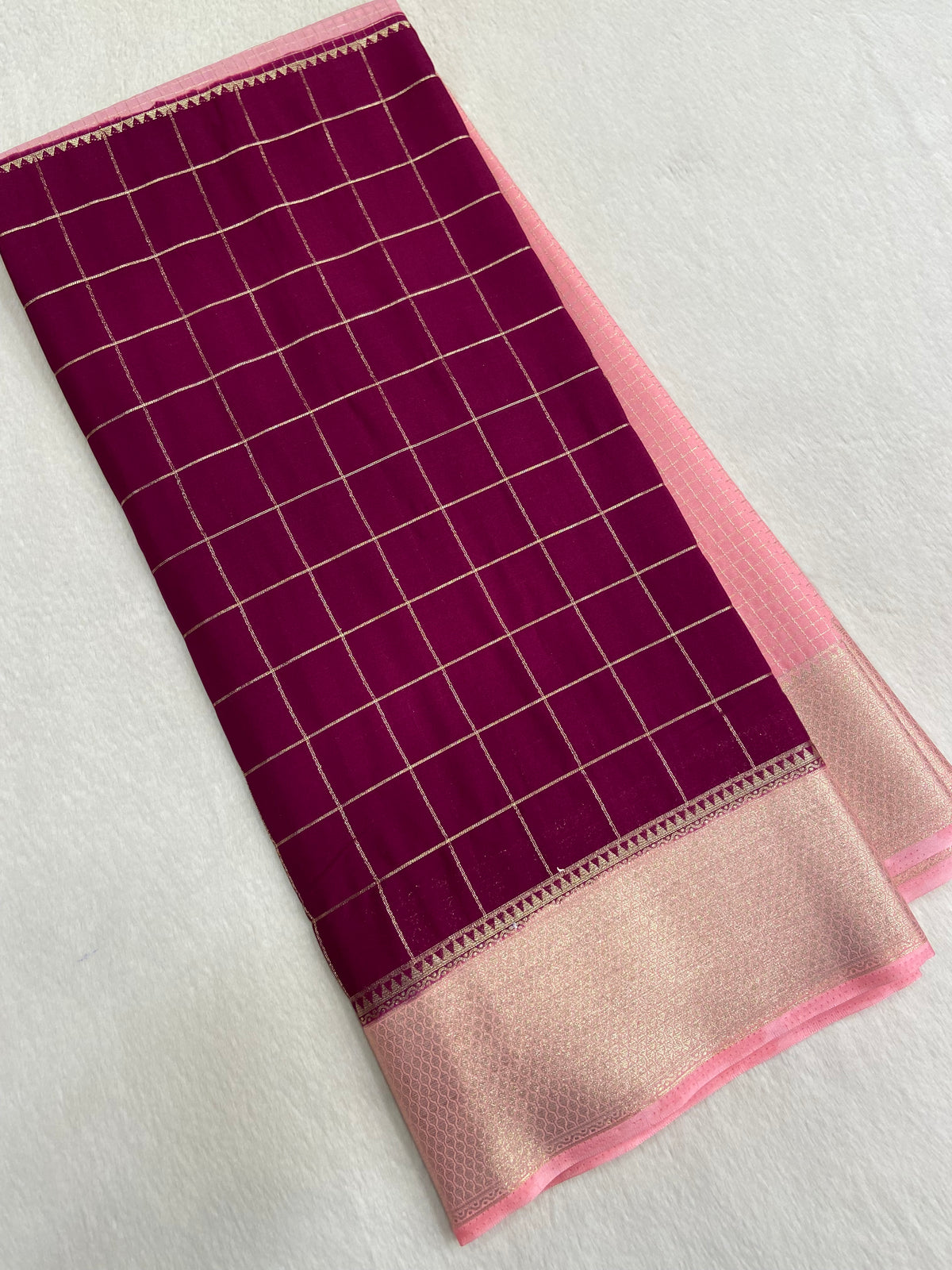 Pure Mix Crepe Mysore Silke Saree ✨