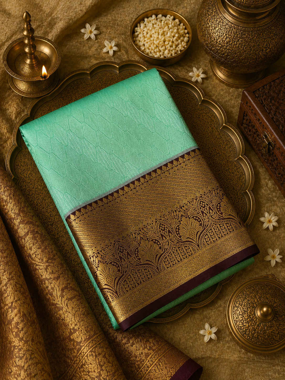 Premium Semi Kanchipuram Silk Saree