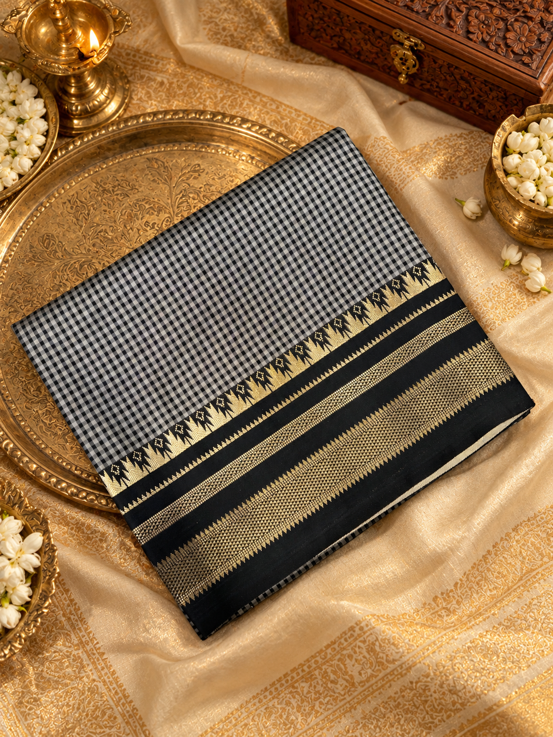 Premium Semi Kanjeevaram Silk Saree -902903