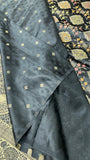 Premium Banarasi Crepe Satin Silk Saree - 902692