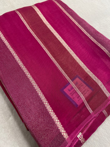 Pure Chinnon Saree🩷