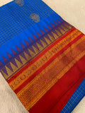 Premium Quality Gadhwal cotton Saree💙- 902664