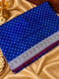Premium Banarasi Crepe Satin Silk Saree -902860