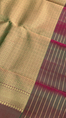 Pure mix Kanjeevaram soft silk saree