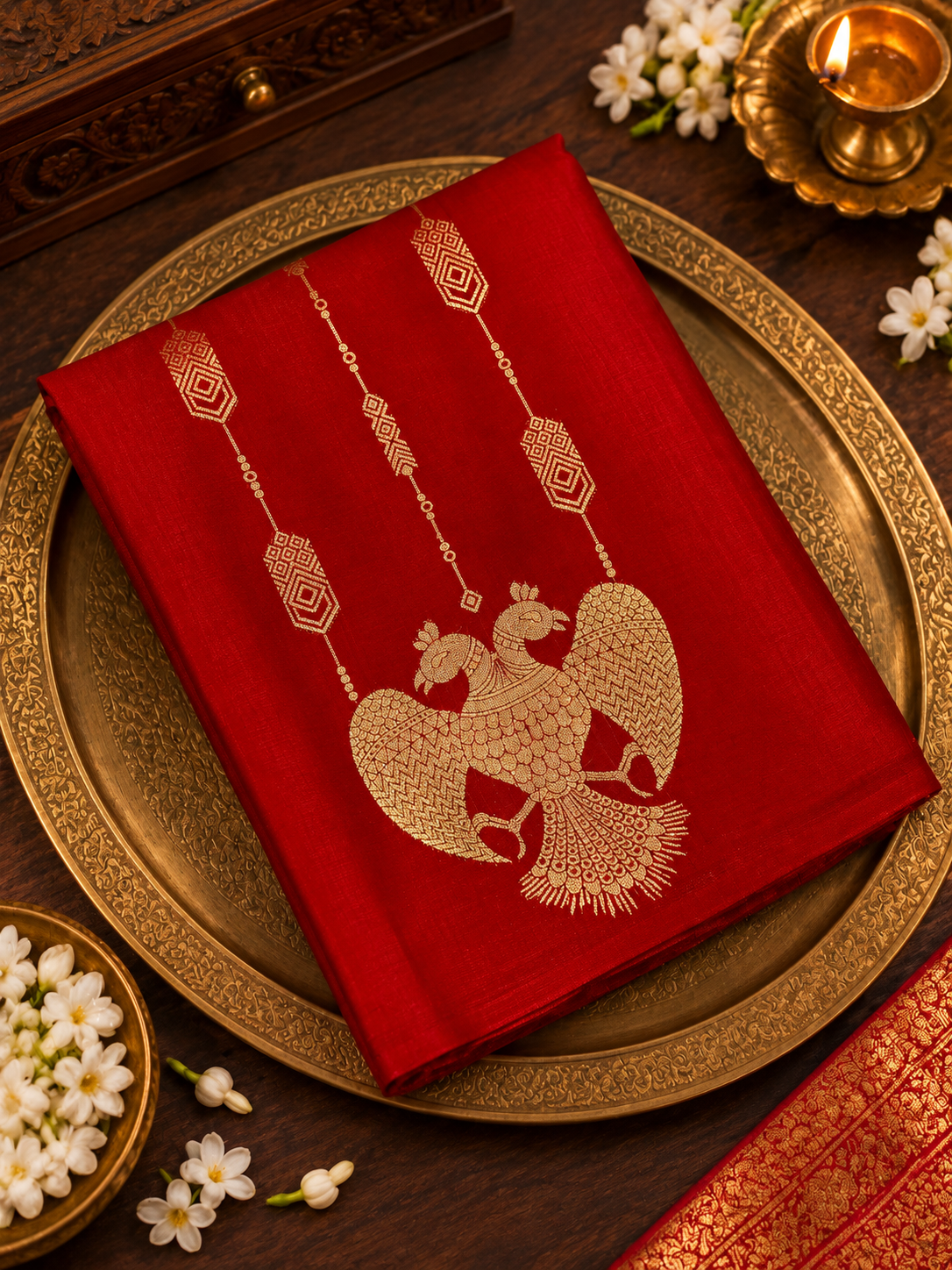 Premium Crepe Silk Saree - 902454