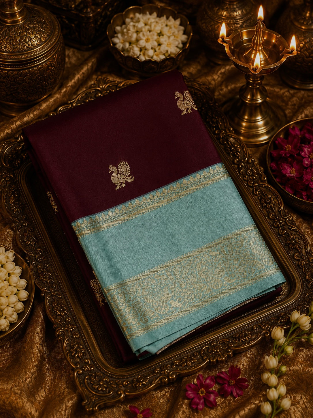 Premium Semi Kanjeevarams Silk Saree