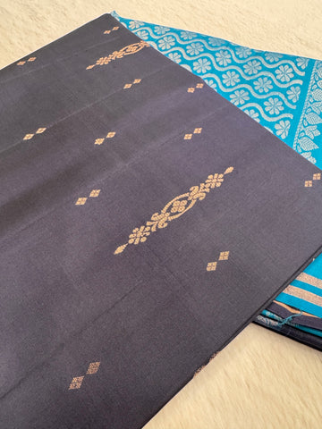 Half mix Kanjeevaram soft silk saree
