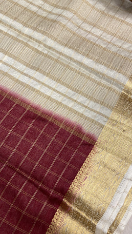 Premium Crepe Semi Chiffon Mysore Silk Saree
