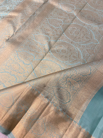 Pure Handloom Kanjeevaram Silk Mark Certified Saree