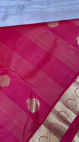Half mix Kanjeevaram silk saree