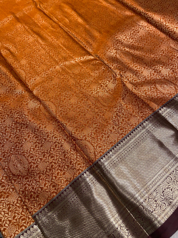 Half Mix Kanjeevaram Silk Saree