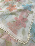Premium Crush Organza Saree