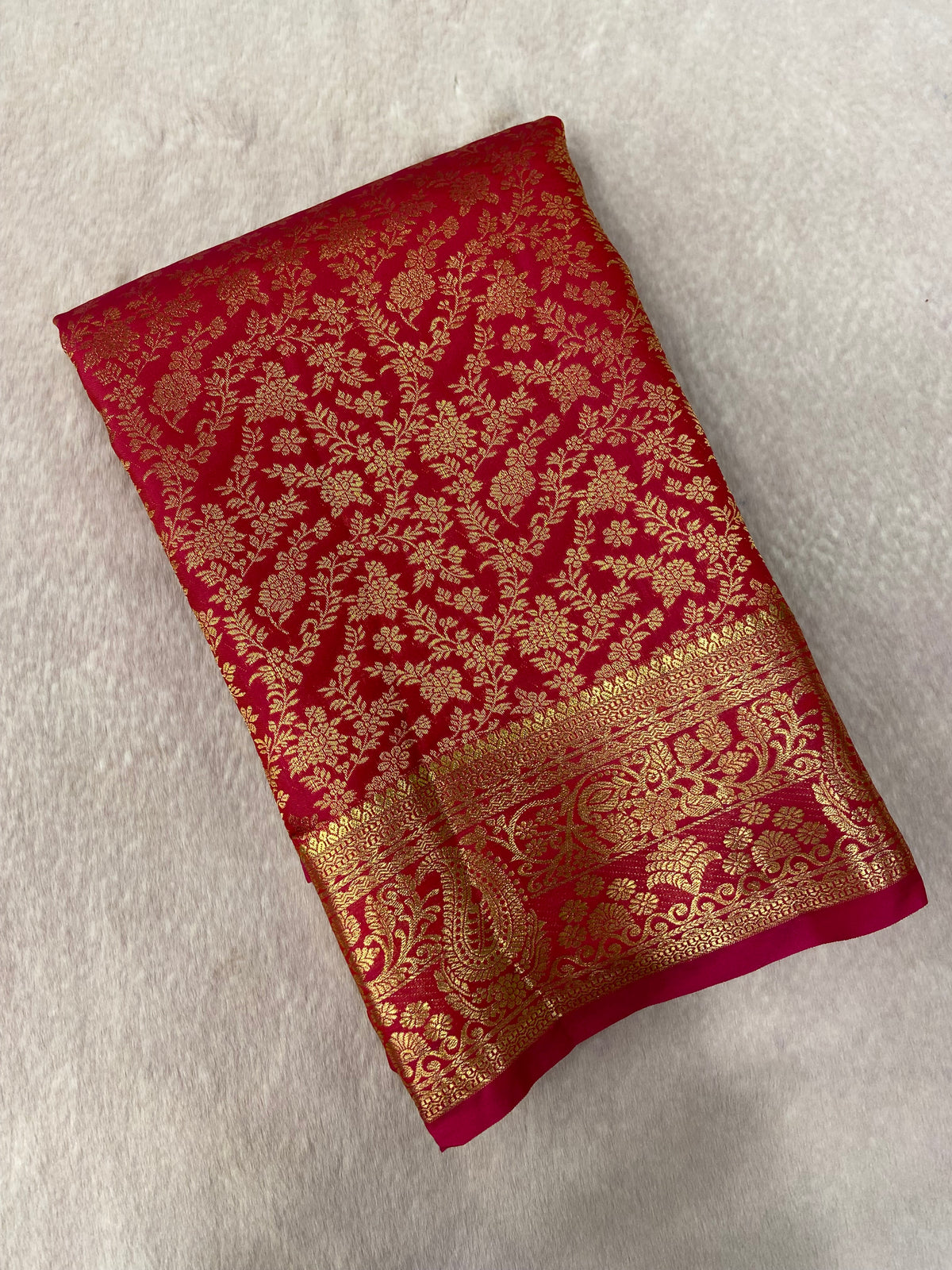 Bridal Semi Tissue Silk Saree