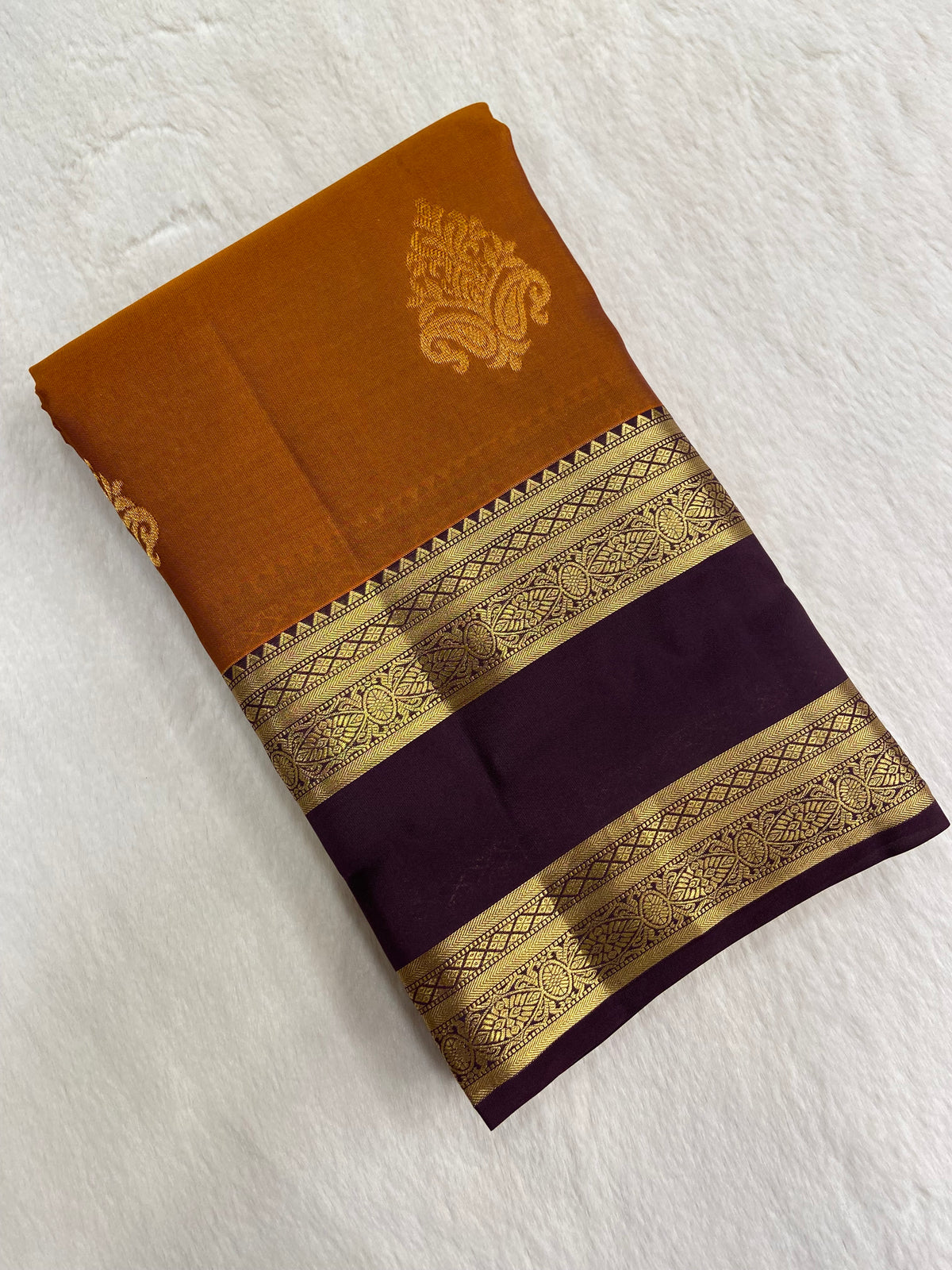 Half Mix Kanjeevaram Silk Saree