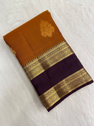 Half Mix Kanjeevaram Silk Saree