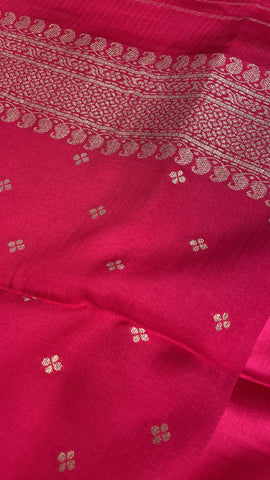 Pure Soft Manipuri Kota With Satin Border Saree
