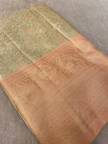 Bridal Semi Tissue Silk Saree
