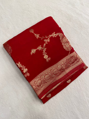 Premium Crape Satin Saree ❤️