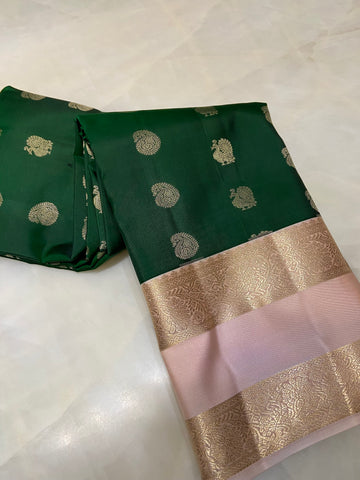 Pure Kanjeevaram silk mark certified saree