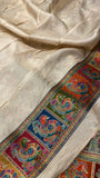 Premium Banarasi Crepe Kalamkari Saree