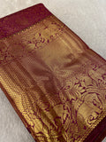 Premium Bridal Semi Kanchipuram Silk Saree