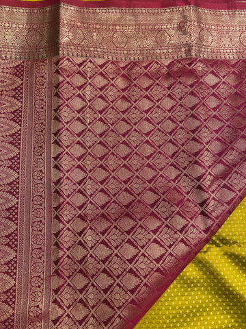 Half Mix Kanjeevaram Silk Saree