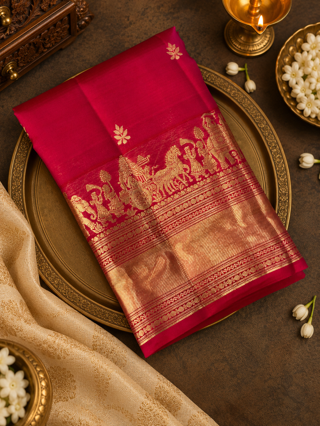 Pure Kanjeevaram Silk Saree-PS2329