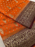 Pure mix crepe silk saree