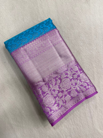 Pure 1G zari handloom Kanjeevaram silk mark certified saree