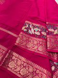 Premium Crepe Mysore Silk Saree With Embroidery 💗- 903014