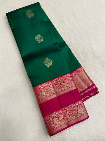 Pure Kanjeevaram silk mark certified saree