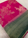 Semi Crush Georgette Saree