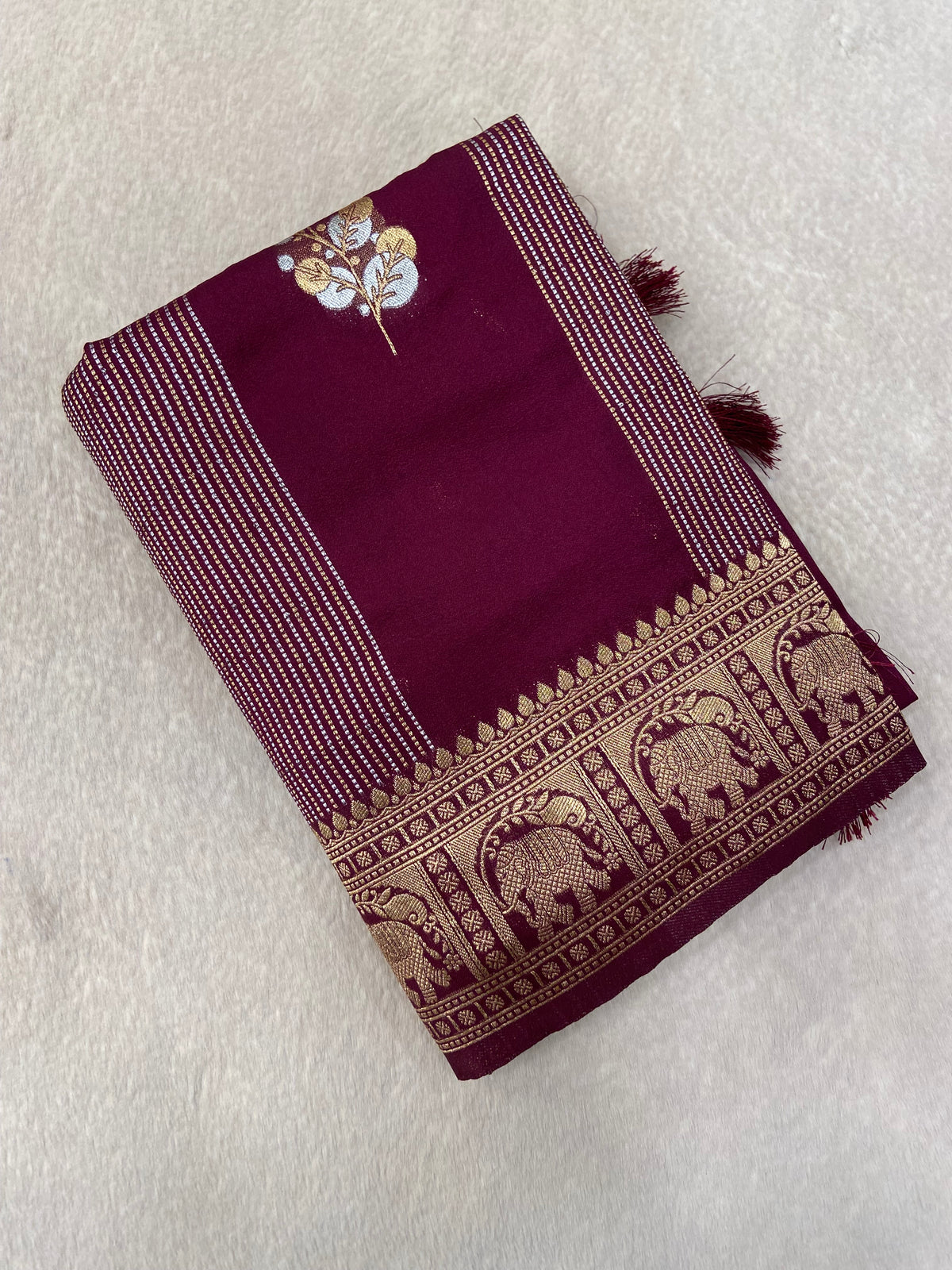 Premium Crepe Georgette Saree