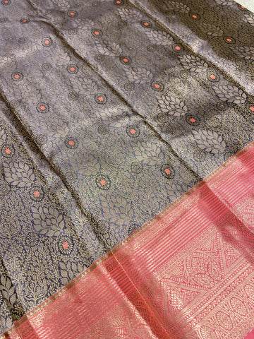 Bridal Tissue Semi Silk Saree
