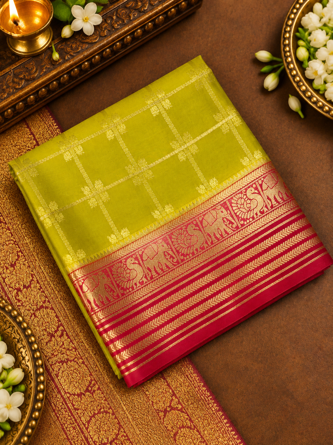 Pure Mix Mysore Crepe Silk Saree-902623
