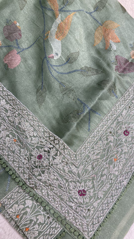 Pure Tissue Organza Saree