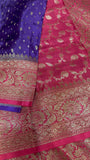 Pure mix crepe silk saree