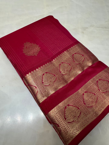 Half mix Kanjeevaram silk saree