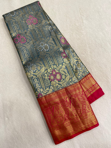 Bridal Tissue Semi Silk Saree