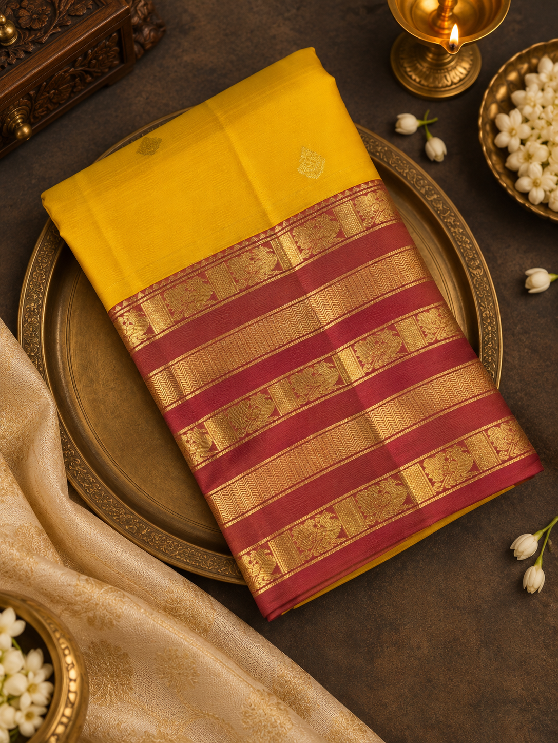 Pure Kanjeevaram Silk Saree-PS2328