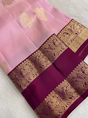 Pure Kanjeevaram silk mark certified saree
