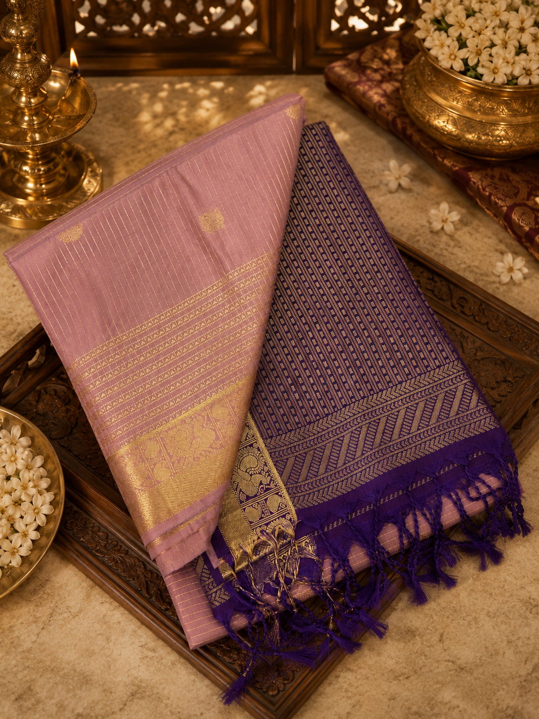 Premium Mini Kanchi Silk Saree