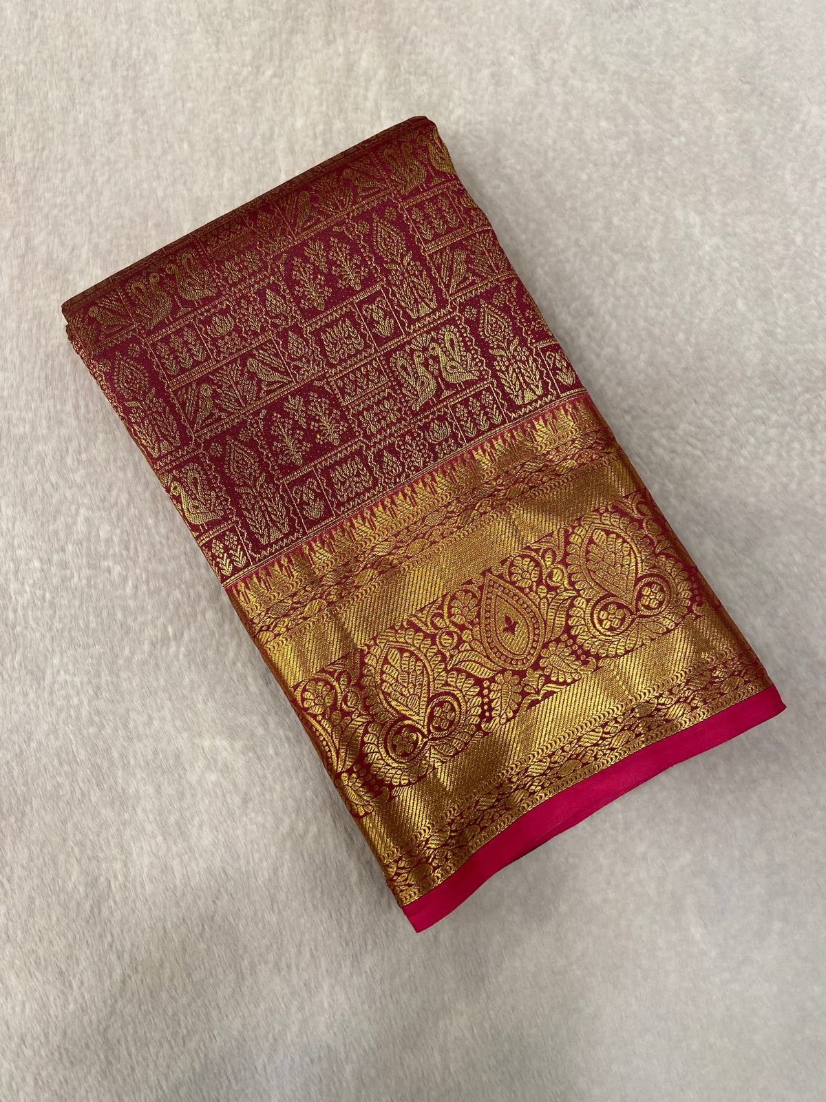 Premium Bridal Semi Kanchipuram Silk Saree
