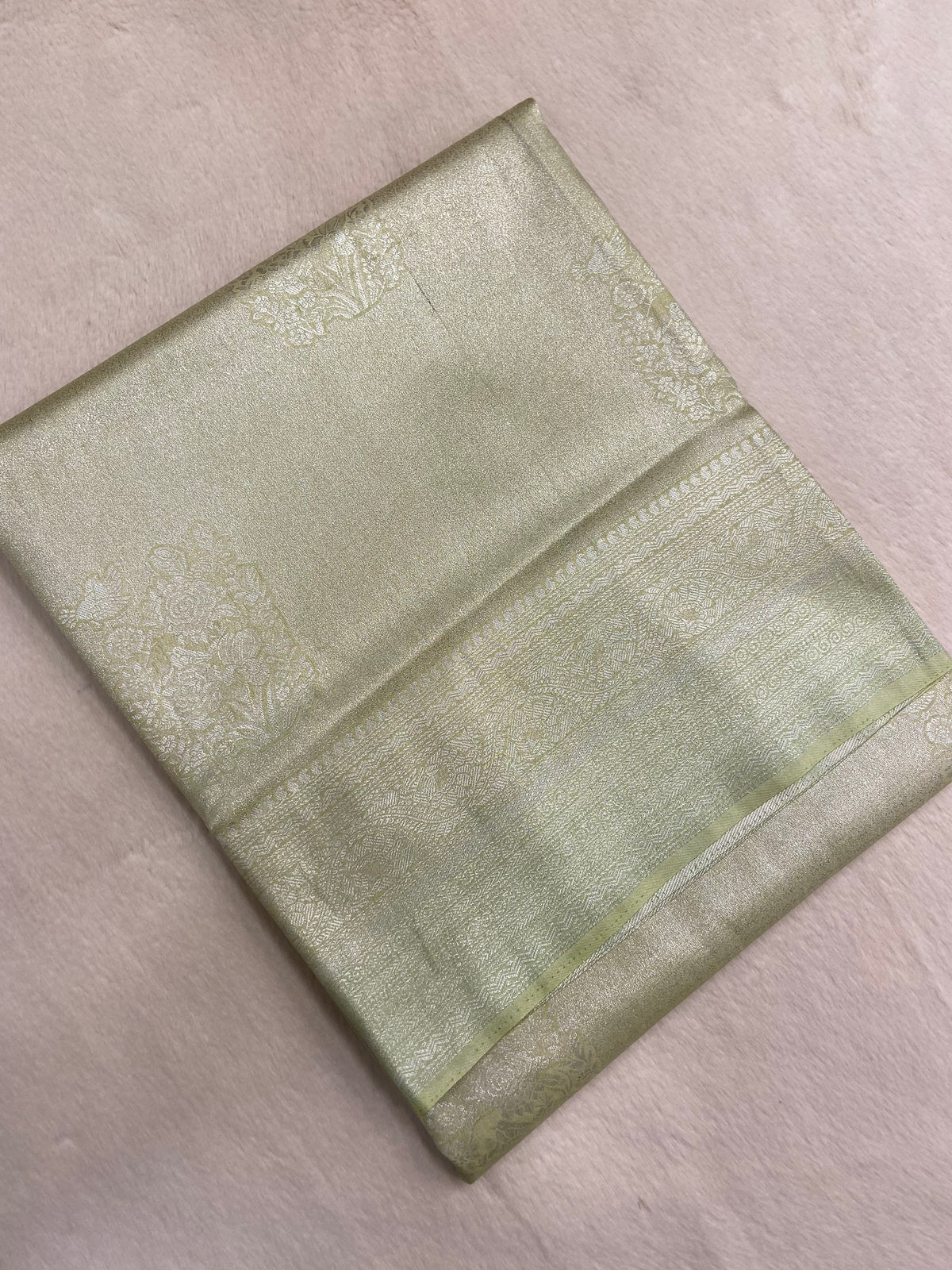 Premium Soft Bridal Tissue Semi Silk Saree🌹