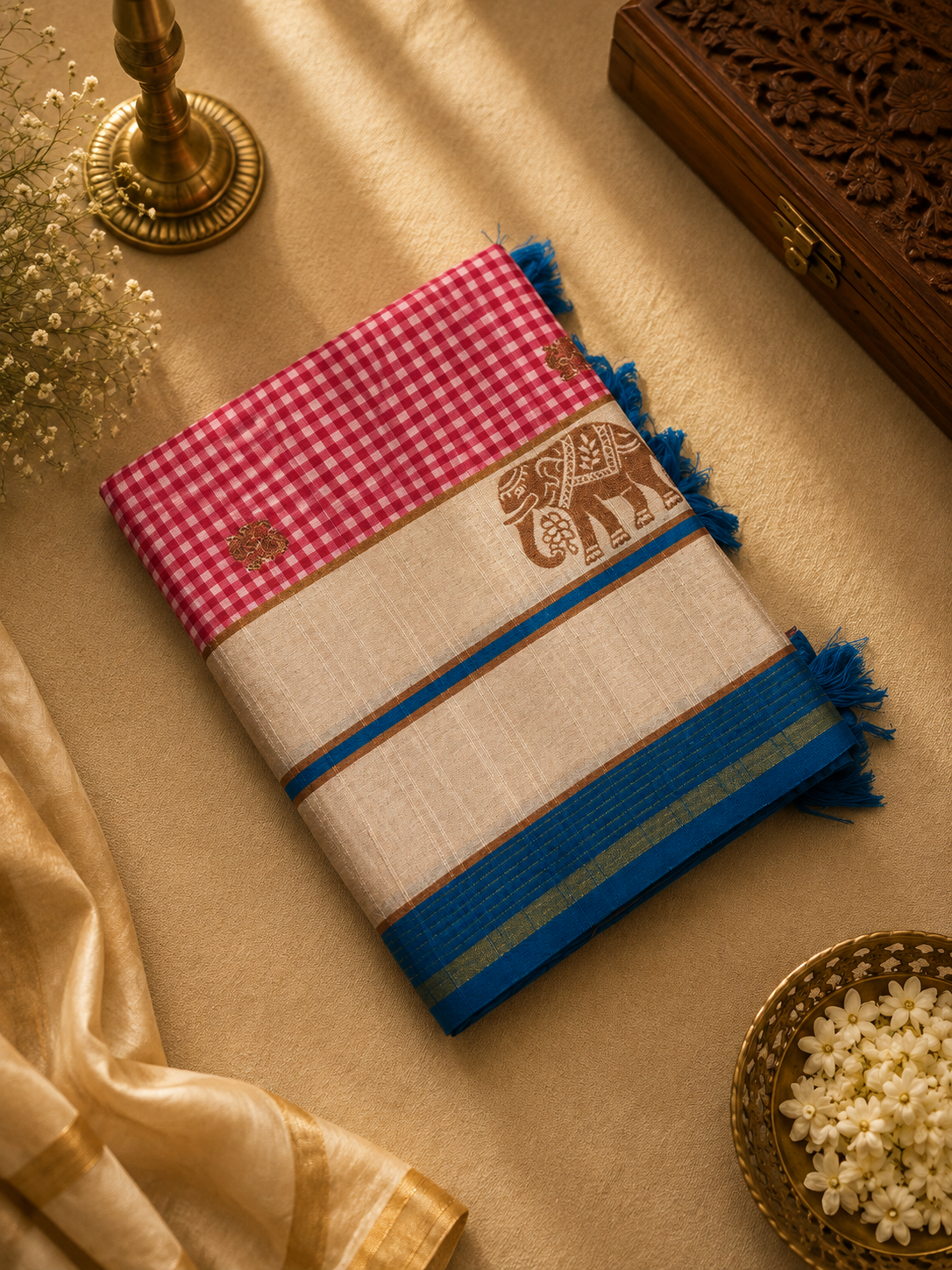 Premium Tassar Saree