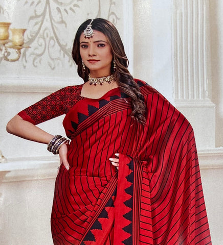 Premium Semi modal silk saree