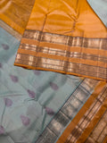 Pure antique zari handloom Kanjeevaram Silk Saree- Silk mark certified- PS2402