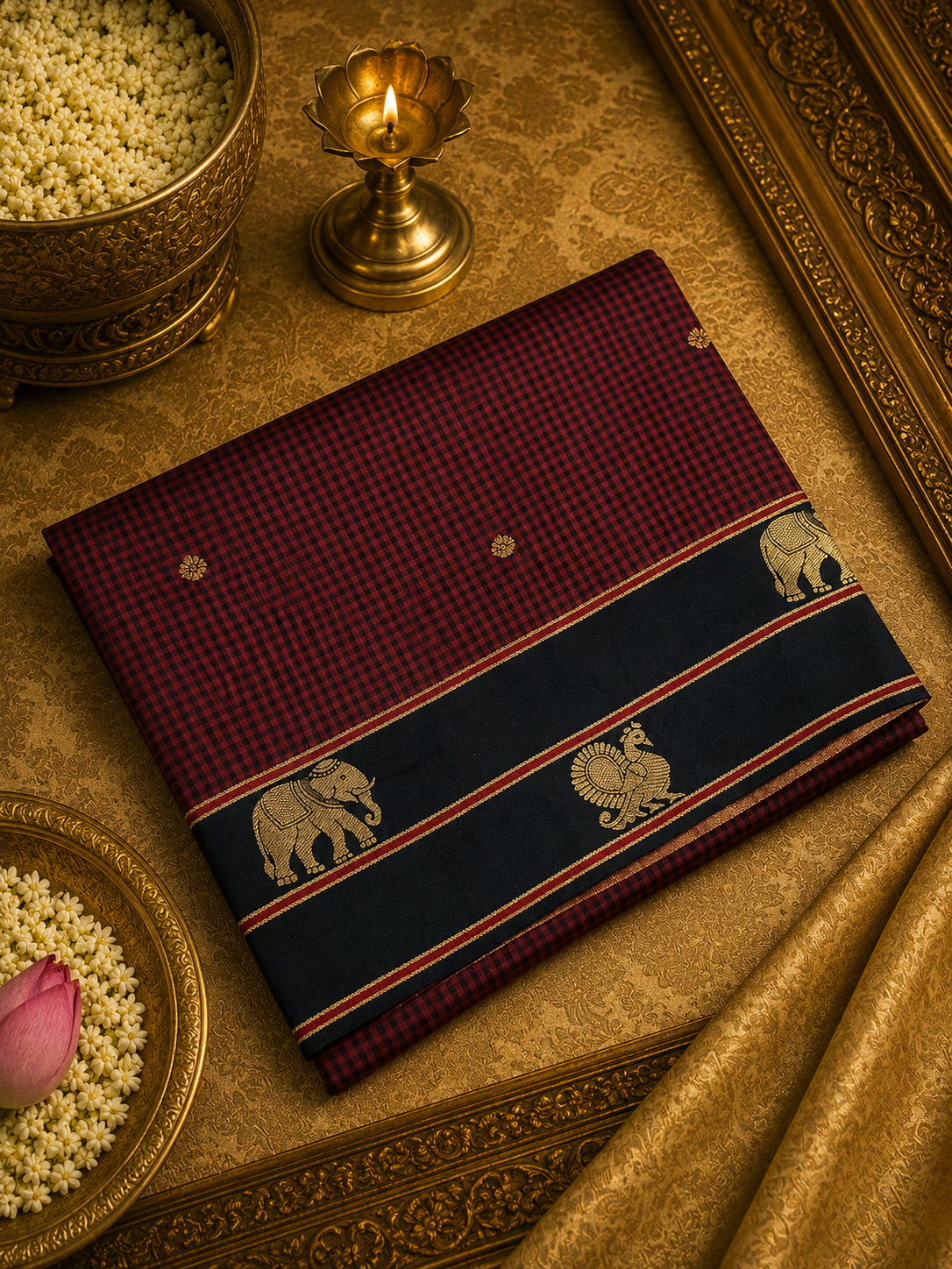Premium Semi Kanjeevaram Silk Saree