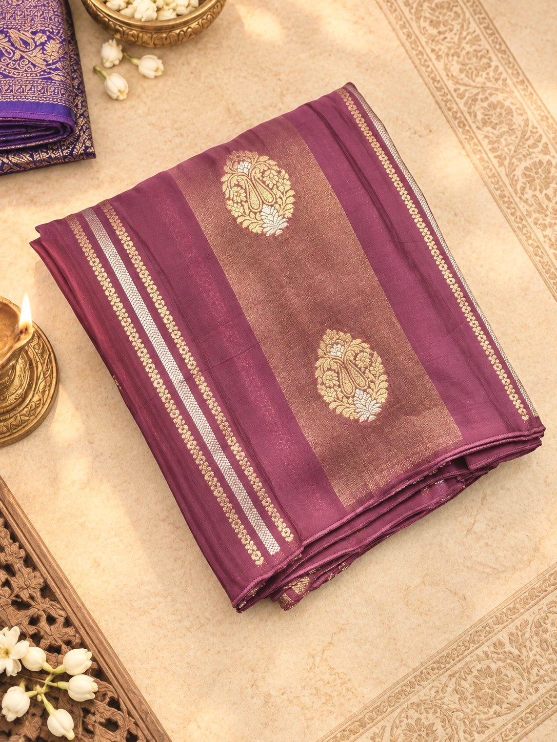 Pure Chinnon Saree
