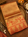 Premium Bridal Semi Tissue Kanjeevaram Silk Saree - 902648